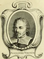 An illustration from Abregé de la vie des fameux peintres : avec leurs portraits gravés en taille-douce, les indications de leurs principaux ouvrages, quelques réflexions sur leurs caractéres, et la maniere de connoître les desseins des grands maîtres (1745)