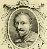 An illustration from Abregé de la vie des fameux peintres : avec leurs portraits gravés en taille-douce, les indications de leurs principaux ouvrages, quelques réflexions sur leurs caractéres, et la maniere de connoître les desseins des grands maîtres (1745)