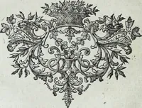 An illustration from Abregé de la vie des fameux peintres : avec leurs portraits gravés en taille-douce, les indications de leurs principaux ouvrages, quelques réflexions sur leurs caractéres, et la maniere de connoître les desseins des grands maîtres (1745)