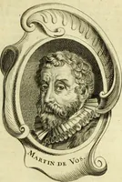 An illustration from Abregé de la vie des fameux peintres : avec leurs portraits gravés en taille-douce, les indications de leurs principaux ouvrages, quelques réflexions sur leurs caractéres, et la maniere de connoître les desseins des grands maîtres (1745)