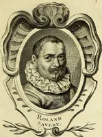 An illustration from Abregé de la vie des fameux peintres : avec leurs portraits gravés en taille-douce, les indications de leurs principaux ouvrages, quelques réflexions sur leurs caractéres, et la maniere de connoître les desseins des grands maîtres (1745)
