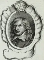 An illustration from Abregé de la vie des fameux peintres : avec leurs portraits gravés en taille-douce, les indications de leurs principaux ouvrages, quelques réflexions sur leurs caractéres, et la maniere de connoître les desseins des grands maîtres (1745)