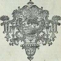 An illustration from Abregé de la vie des fameux peintres : avec leurs portraits gravés en taille-douce, les indications de leurs principaux ouvrages, quelques réflexions sur leurs caractéres, et la maniere de connoître les desseins des grands maîtres (1745)