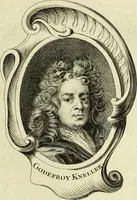 An illustration from Abregé de la vie des fameux peintres : avec leurs portraits gravés en taille-douce, les indications de leurs principaux ouvrages, quelques réflexions sur leurs caractéres, et la maniere de connoître les desseins des grands maîtres (1745)