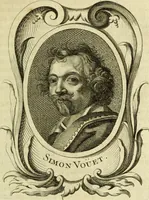 An illustration from Abregé de la vie des fameux peintres : avec leurs portraits gravés en taille-douce, les indications de leurs principaux ouvrages, quelques réflexions sur leurs caractéres, et la maniere de connoître les desseins des grands maîtres (1745)