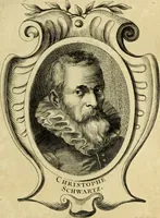 An illustration from Abregé de la vie des fameux peintres : avec leurs portraits gravés en taille-douce, les indications de leurs principaux ouvrages, quelques réflexions sur leurs caractéres, et la maniere de connoître les desseins des grands maîtres (1745)