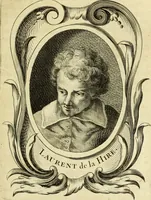 An illustration from Abregé de la vie des fameux peintres : avec leurs portraits gravés en taille-douce, les indications de leurs principaux ouvrages, quelques réflexions sur leurs caractéres, et la maniere de connoître les desseins des grands maîtres (1745)