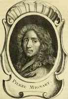 An illustration from Abregé de la vie des fameux peintres : avec leurs portraits gravés en taille-douce, les indications de leurs principaux ouvrages, quelques réflexions sur leurs caractéres, et la maniere de connoître les desseins des grands maîtres (1745)