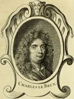 An illustration from Abregé de la vie des fameux peintres : avec leurs portraits gravés en taille-douce, les indications de leurs principaux ouvrages, quelques réflexions sur leurs caractéres, et la maniere de connoître les desseins des grands maîtres (1745)
