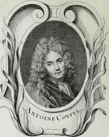 An illustration from Abregé de la vie des fameux peintres : avec leurs portraits gravés en taille-douce, les indications de leurs principaux ouvrages, quelques réflexions sur leurs caractéres, et la maniere de connoître les desseins des grands maîtres (1745)