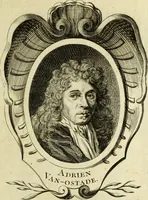 An illustration from Abregé de la vie des fameux peintres : avec leurs portraits gravés en taille-douce, les indications de leurs principaux ouvrages, quelques réflexions sur leurs caractéres, et la maniere de connoître les desseins des grands maîtres (1745)