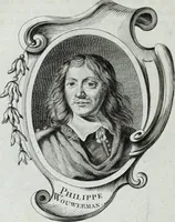 An illustration from Abregé de la vie des fameux peintres : avec leurs portraits gravés en taille-douce, les indications de leurs principaux ouvrages, quelques réflexions sur leurs caractéres, et la maniere de connoître les desseins des grands maîtres (1745)