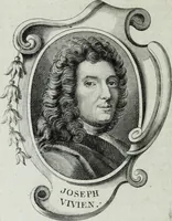 An illustration from Abregé de la vie des fameux peintres : avec leurs portraits gravés en taille-douce, les indications de leurs principaux ouvrages, quelques réflexions sur leurs caractéres, et la maniere de connoître les desseins des grands maîtres (1745)