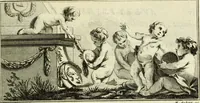 An illustration from Abregé de la vie des fameux peintres : avec leurs portraits gravés en taille-douce, les indications de leurs principaux ouvrages, quelques réflexions sur leurs caractéres, et la maniere de connoître les desseins des grands maîtres (1745)