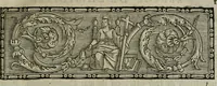 An illustration from Abregé de l'histoire de l'Ordre de S. Benoist, où, il est parlé des saints, des hommes illustres, de la fondation, & des principaux évenemens des monasteres : le tout tiré des actes des saints, des chroniques, & des chartes des monasteres, & d'autres anciens monumens & accompagné d'une table chronologique (1684)