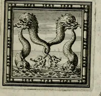 An illustration from Abregé de l'histoire de l'Ordre de S. Benoist, où, il est parlé des saints, des hommes illustres, de la fondation, & des principaux évenemens des monasteres : le tout tiré des actes des saints, des chroniques, & des chartes des monasteres, & d'autres anciens monumens & accompagné d'une table chronologique (1684)