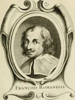 An illustration from Abrégé de la vie des plus fameux peintres, avec leurs portraits gravés en taille-douce, les indications de leurs principaux ouvrages, quelques réflexions sur leurs caractères, et la maniere de connoître les desseins et les tableaux des grands maîtres (1762)