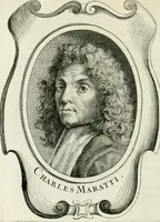 An illustration from Abrégé de la vie des plus fameux peintres, avec leurs portraits gravés en taille-douce, les indications de leurs principaux ouvrages, quelques réflexions sur leurs caractères, et la maniere de connoître les desseins et les tableaux des grands maîtres (1762)