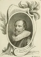 An illustration from Abrégé de la vie des plus fameux peintres, avec leurs portraits gravés en taille-douce, les indications de leurs principaux ouvrages, quelques réflexions sur leurs caractères, et la maniere de connoître les desseins et les tableaux des grands maîtres (1762)
