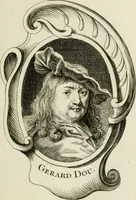 An illustration from Abrégé de la vie des plus fameux peintres, avec leurs portraits gravés en taille-douce, les indications de leurs principaux ouvrages, quelques réflexions sur leurs caractères, et la maniere de connoître les desseins et les tableaux des grands maîtres (1762)