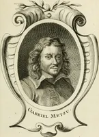 An illustration from Abrégé de la vie des plus fameux peintres, avec leurs portraits gravés en taille-douce, les indications de leurs principaux ouvrages, quelques réflexions sur leurs caractères, et la maniere de connoître les desseins et les tableaux des grands maîtres (1762)