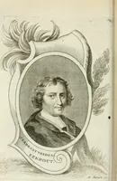 An illustration from Abrégé de la vie des plus fameux peintres, avec leurs portraits gravés en taille-douce, les indications de leurs principaux ouvrages, quelques réflexions sur leurs caractères, et la maniere de connoître les desseins et les tableaux des grands maîtres (1762)