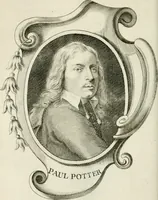 An illustration from Abrégé de la vie des plus fameux peintres, avec leurs portraits gravés en taille-douce, les indications de leurs principaux ouvrages, quelques réflexions sur leurs caractères, et la maniere de connoître les desseins et les tableaux des grands maîtres (1762)