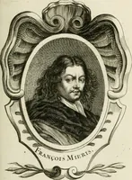 An illustration from Abrégé de la vie des plus fameux peintres, avec leurs portraits gravés en taille-douce, les indications de leurs principaux ouvrages, quelques réflexions sur leurs caractères, et la maniere de connoître les desseins et les tableaux des grands maîtres (1762)