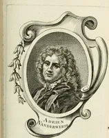 An illustration from Abrégé de la vie des plus fameux peintres, avec leurs portraits gravés en taille-douce, les indications de leurs principaux ouvrages, quelques réflexions sur leurs caractères, et la maniere de connoître les desseins et les tableaux des grands maîtres (1762)