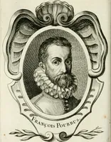 An illustration from Abrégé de la vie des plus fameux peintres, avec leurs portraits gravés en taille-douce, les indications de leurs principaux ouvrages, quelques réflexions sur leurs caractères, et la maniere de connoître les desseins et les tableaux des grands maîtres (1762)
