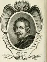 Picture 96 of 122 from Abrégé de la vie des plus fameux peintres, avec leurs portraits gravés en taille-douce, les indications de leurs principaux ouvrages, quelques réflexions sur leurs caractères, et la maniere de connoître les desseins et les tableaux des grands maîtres (1762), leaf 489