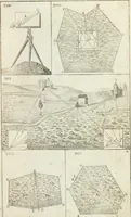 An illustration from Abrégé de géometrie pratique : appliquée au dessin linéaire, au toisé et au lever des plans : suivi des principes de l'architecture et de la perspective (1834)