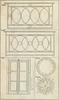 An illustration from Abrégé de géometrie pratique : appliquée au dessin linéaire, au toisé et au lever des plans : suivi des principes de l'architecture et de la perspective (1834)