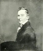 An illustration from Abridged catalogue of oil paintings by British artists and foreigners working in Great Britain; containing only works exhibited in the galleries (1908)