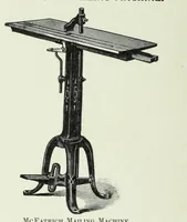 An illustration from Abridged specimen book : type, borders, brass rules, ornaments and price list of printing machinery, furniture, fixtures and material (1899)