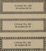 Picture 133 of 407 from Abridged specimen book, type : nickel-alloy on universal line comprising a price list of types, borders, leads and slugs, brass rule, brass galleys ; miscellaneous cuts and general supplies for printers (1906), leaf 403