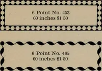 Picture 134 of 407 from Abridged specimen book, type : nickel-alloy on universal line comprising a price list of types, borders, leads and slugs, brass rule, brass galleys ; miscellaneous cuts and general supplies for printers (1906), leaf 404