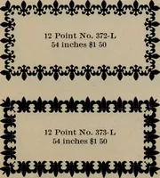 Picture 145 of 407 from Abridged specimen book, type : nickel-alloy on universal line comprising a price list of types, borders, leads and slugs, brass rule, brass galleys ; miscellaneous cuts and general supplies for printers (1906), leaf 410