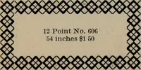 Picture 148 of 407 from Abridged specimen book, type : nickel-alloy on universal line comprising a price list of types, borders, leads and slugs, brass rule, brass galleys ; miscellaneous cuts and general supplies for printers (1906), leaf 411