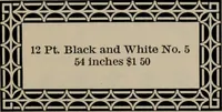 Picture 154 of 407 from Abridged specimen book, type : nickel-alloy on universal line comprising a price list of types, borders, leads and slugs, brass rule, brass galleys ; miscellaneous cuts and general supplies for printers (1906), leaf 416