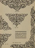 Picture 198 of 407 from Abridged specimen book, type : nickel-alloy on universal line comprising a price list of types, borders, leads and slugs, brass rule, brass galleys ; miscellaneous cuts and general supplies for printers (1906), leaf 439