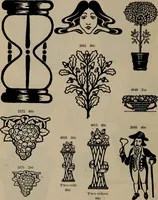 Picture 222 of 407 from Abridged specimen book, type : nickel-alloy on universal line comprising a price list of types, borders, leads and slugs, brass rule, brass galleys ; miscellaneous cuts and general supplies for printers (1906), leaf 453