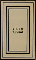 Picture 277 of 407 from Abridged specimen book, type : nickel-alloy on universal line comprising a price list of types, borders, leads and slugs, brass rule, brass galleys ; miscellaneous cuts and general supplies for printers (1906), leaf 521