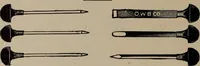 Picture 340 of 407 from Abridged specimen book, type : nickel-alloy on universal line comprising a price list of types, borders, leads and slugs, brass rule, brass galleys ; miscellaneous cuts and general supplies for printers (1906), leaf 571