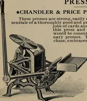 Picture 385 of 407 from Abridged specimen book, type : nickel-alloy on universal line comprising a price list of types, borders, leads and slugs, brass rule, brass galleys ; miscellaneous cuts and general supplies for printers (1906), leaf 600