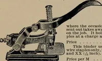 Picture 396 of 407 from Abridged specimen book, type : nickel-alloy on universal line comprising a price list of types, borders, leads and slugs, brass rule, brass galleys ; miscellaneous cuts and general supplies for printers (1906), leaf 608