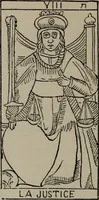 An illustration from Absolute key to occult science : The tarot of the Bohemians. The most ancient book in the world. For the exclusive use of initiates (1892)