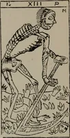An illustration from Absolute key to occult science : The tarot of the Bohemians. The most ancient book in the world. For the exclusive use of initiates (1892)