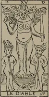 An illustration from Absolute key to occult science : The tarot of the Bohemians. The most ancient book in the world. For the exclusive use of initiates (1892)