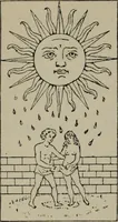 An illustration from Absolute key to occult science : The tarot of the Bohemians. The most ancient book in the world. For the exclusive use of initiates (1892)